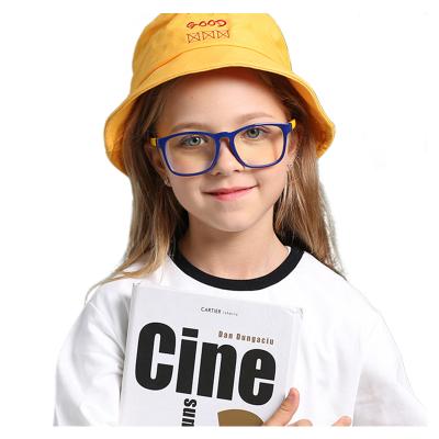 China For Kids Silicone Headache Goggles Anti Eyestrain Blue Light Glasses For Reading Game for sale