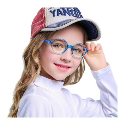 China For Glasses Kids Anti-glare Blue Ray Filter Anti-glare Blue Filter Frame TR90 Kids Computer Optical Clear Glasses for sale