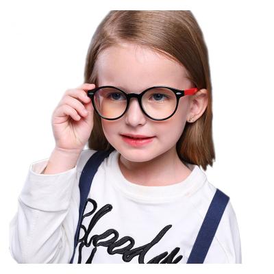 China For Glasses Kids Flexible Anti Eyestrain Kids Game Reading Candy Colors Children Blue Light Computer Glasses for sale