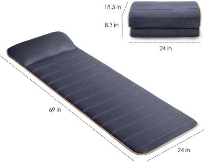 China Body Massager Mat With Vibrating Motors Therapy Heating Pad Full Body Massager Pad For Back Lumbar Leg Relief for sale