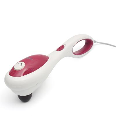 China Eletric Electric Rechargeable Hand Held Massager with Dual Intensity Variable Heating Heads for Pain Relief for sale