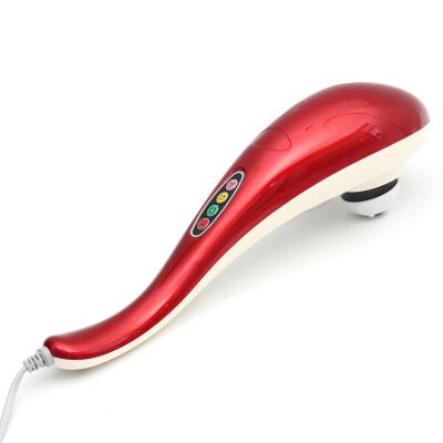 China Electric Electric Rechargeable Hand Held Massager with Variable Intensity Three Variable Heating Heads for Pain Relief for sale