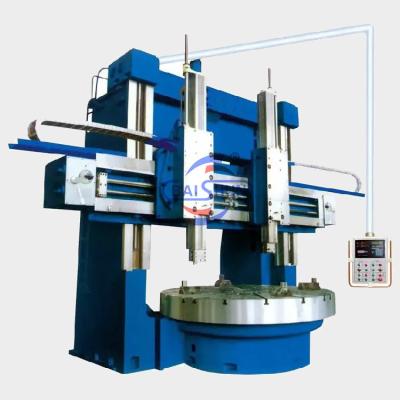 China New Design Metal Manual Heavy Duty Lathe Double Columns Vertical Turning Lathe for sale