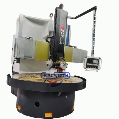 China Verticale draaibank met een enkele kolom CK5125 Grote grootte Verticale draaibanden Cnc Verticale draaibank Te koop