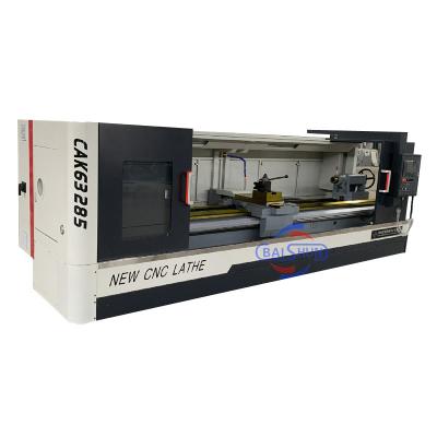 China 150mm Tail Stock Center Travel Heavy Duty Machining Capacity Flat Bed CNC Lathe Machine for sale