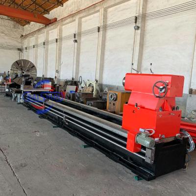 China Metal Lathe Machine 16T Load Heavy Duty Lathe Horizontal Headstock for sale