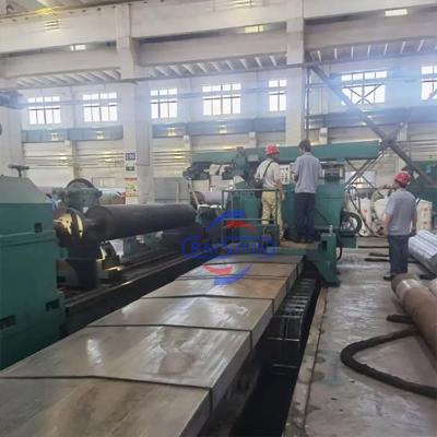 China Easy Operation Heavy Duty Roller Processing Big Bore Lathe Horizontal CNC Roll Turning Lathe for sale