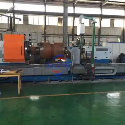 China 5m Horizontal Big Bore Lathe CNC Roll Turning Lathe Machine Roller Processing for sale