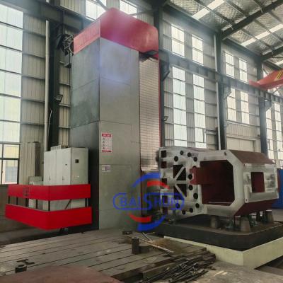 China Diepgatboren CNC draaitafel Horizontale vloer boren molens met Siemens systeem Te koop