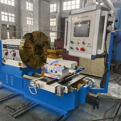 China Floor Type Flange Surface Lathe For Turning Shipyard Propeller for sale