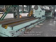 Heavy duty horizontal lathe machine
