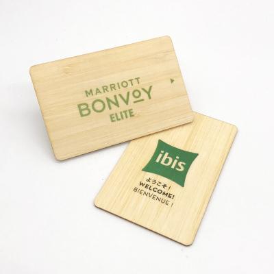 China Wooden MINI TAG RFID Hotel Key Card for sale