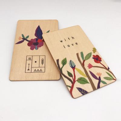 China MINI TAG Wooden RFID Card for sale