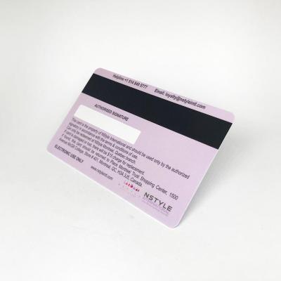 China Plastic Supermarket Gift Voucher With Hi-Co Magnetic Stripe for sale