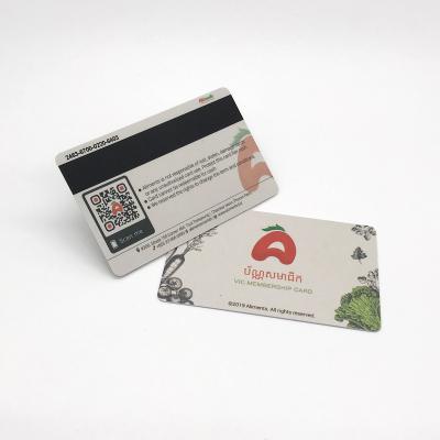 China Quality Guarantee Card Custom Printing Plastic Membership Cards With Magnetic Stripe for sale