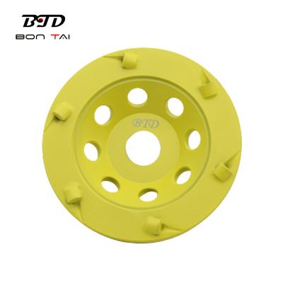 China High efficiency and long life polycrystalline PCD Diamond Grinding Cup Wheel grinding wheel for removing epoxy, glue for sale