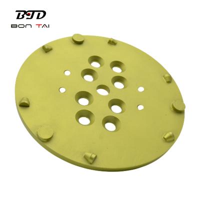 China Aggressive And Durable 10 Inch Epoxy PCD Disposal Pad For Blastrac Crusher Diamond PCD Segment for sale