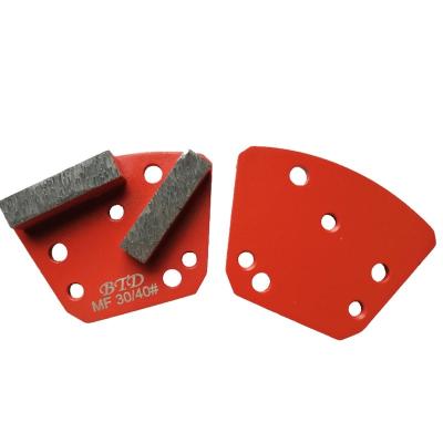 China For Concrete Floor and Terrazzo Diamond Concrete Floor Grinding Plate Grinding Trapezoid for Blastrac Floor Grinder for sale