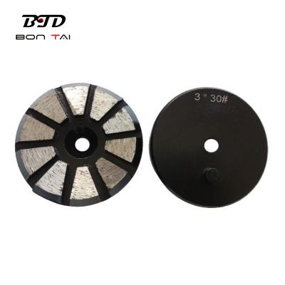 China Concrete Floor Grinding Diamond Grinding Pads Shoes Blot Series Concrete Surface STI Series Pizza Segment Grinding Plates for sale