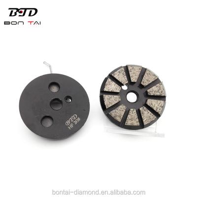 China Concrete and Terrazzo Grinding Excellent 3inch or 4inch Conrete Metal Bond Diamond Grinding Pads for Floor for sale