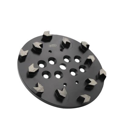 China For Floor Grinding 250mm Blastrac Diamond Concrete Grinding Disc Plate of Concrete and Terrazzo for Blastrac Floor Grinder for sale