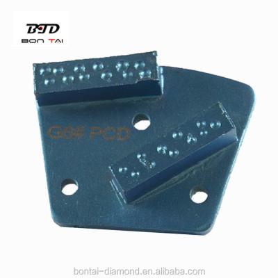 China High Efficiency And Long Lifespan Trapezium Liner Removal PCD Grinding Shoes PCD Machines Diamond For Floor Grinder for sale