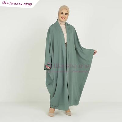 China Fashion Design Cloth Women Abaya Turkey Abaya Abaya Muslim Long Dress Floral Open Islamic Hijab Long Dress Muslim Abaya for sale