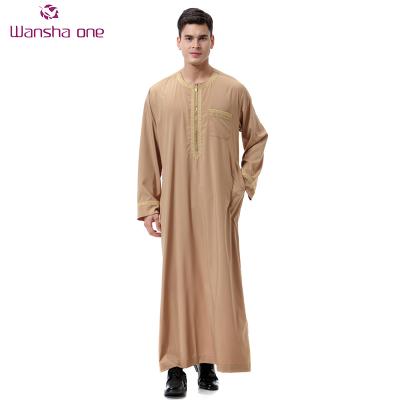 China Wholesale islamic white haramain men's clothing haramain men's middle east design daffah thobes arabic thobes for sale