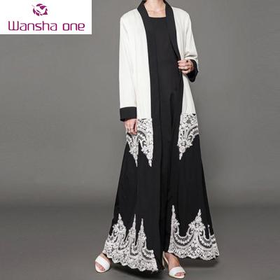 China Wholesale Luxury Embroidered Muslim Abayas Dubai Fashion Long Robe Kimono 2021 Pakistan Fashion Turkish Islamic Women Dresses for sale