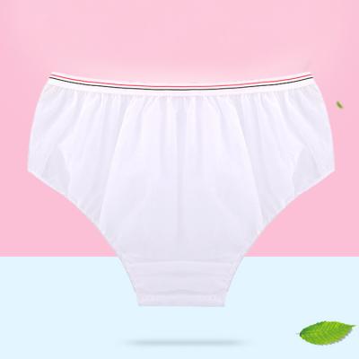 China Antibacterial Disposable Panties Pure Cotton Women Panties Travel Convenient Necessaries Wear Panties For Wholesales for sale