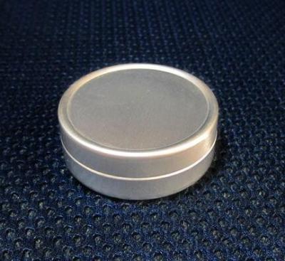 China Aluminum Round Cosmetic Packaging/Cream Jar /Aluminum Jars With Press Cap-20G & 20ML  for sale