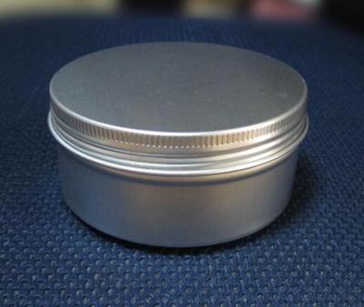 China Aluminum Round Cosmetic Packaging/Cream Jar /Aluminum Jars With Screw Cap-150G & 150ML  for sale