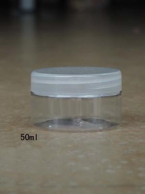 China 50G & 50ML PET Round Cosmetic Packaging/Cream Jar /Aluminum Jars With Screw Cap for sale