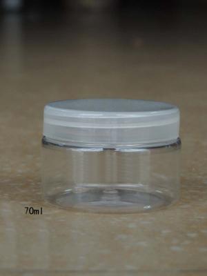 China 100G & 100ML PET Round Cosmetic Packaging/Cream Jar /Aluminum Jars With Screw Cap for sale