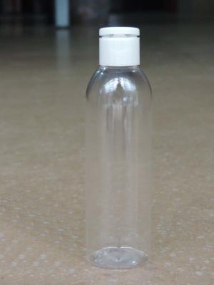 China 200ML Round Cosmetic PET/HDPE Bottles With the scale Supplier Lotion bottle, Srew cap for sale