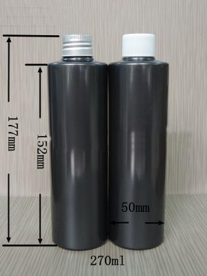 China 270ML Round Cosmetic PET/HDPE Bottles With the scale Supplier Lotion bottle, Srew cap for sale