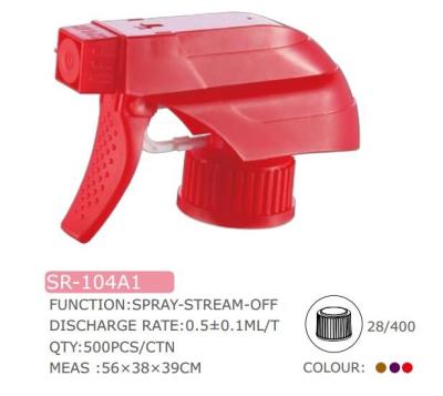 China Hand tigger sprayer gun, spray-stream-off, 28/400 for sale