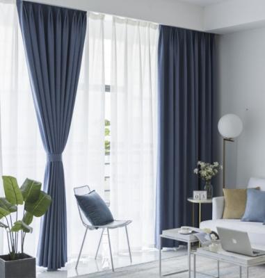 China ready made blackout fabric curtain for living room, hotel, office, etc for sale