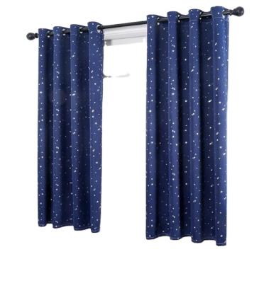 China star design child drape curtain blackout room curtain for children kids window covering shade curtain for sale