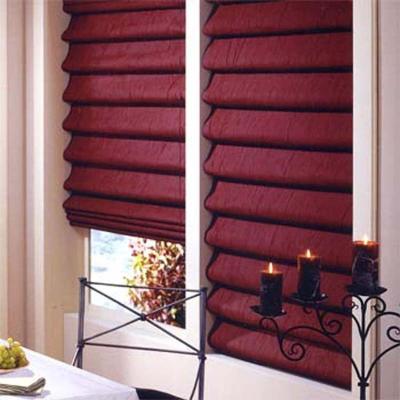 China Modern Design, Double Layer Cord Lock Roman Blinds for Hotel for sale