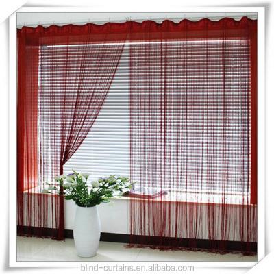 Chine cheap string curtain red plain color string line curtain Kitchen, Bathroom, Bedroom, Dining Room, Dorm Room, Living Room à vendre