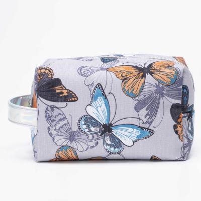 China Fashion Whosale Customized Cosmetic Bag Butterfly Design Series Make Up Pouch Cosmetic Bags And Cases for sale