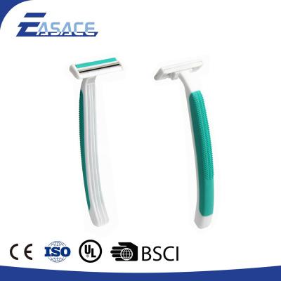 China Custom Twin Blade Razor Manufacturer Disposable Barber Razor for sale