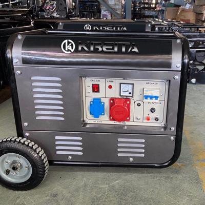 China Power KBG3-8500 Portable Silent Gasoline Generator2kva with wheel and handle 2800 220V 380V with CE CERTIFICATE, AVR FUNCTION KBG3-8500 for sale