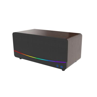 China Mini System WS-005 new arrival speaker home theater black Bluetooth home theater wood soundbar music player for sale