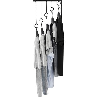 China Commercial Store Garment Shop Rack Clothing Rack Garment Wall Displays Racks For Clothes for sale