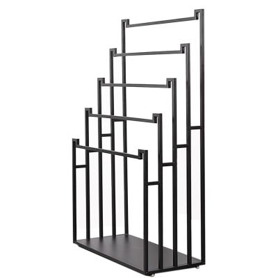 China Grocery Store Beauty Scarf Hat Display Rack Retail Store Metal Scarf Rack Scarf Display Stand Design for sale