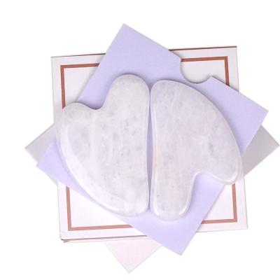 China Best Selling White Sha White Stone Jade Face Gua Sha Tool for sale