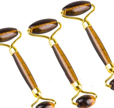 China High Quality Tiger-Eye Jade Roller Jade Tiger Eye Face Massager Good Price Facial Roller for sale