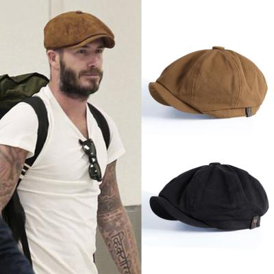 China Newcomer Custom Male Men's Octagon Hat Beret Image Flat Ivy Cap Pale Blinders Newsboy Hat for sale